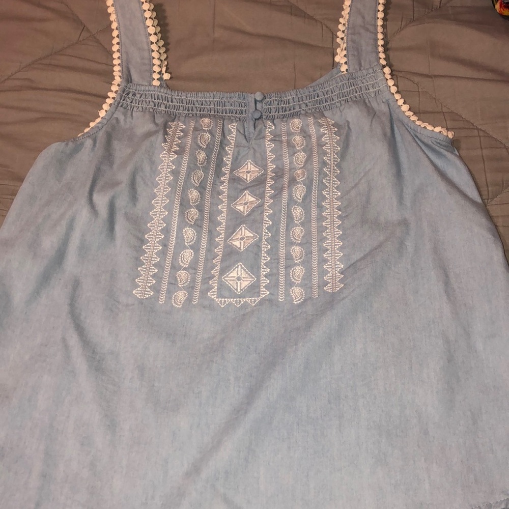 Jean color tank